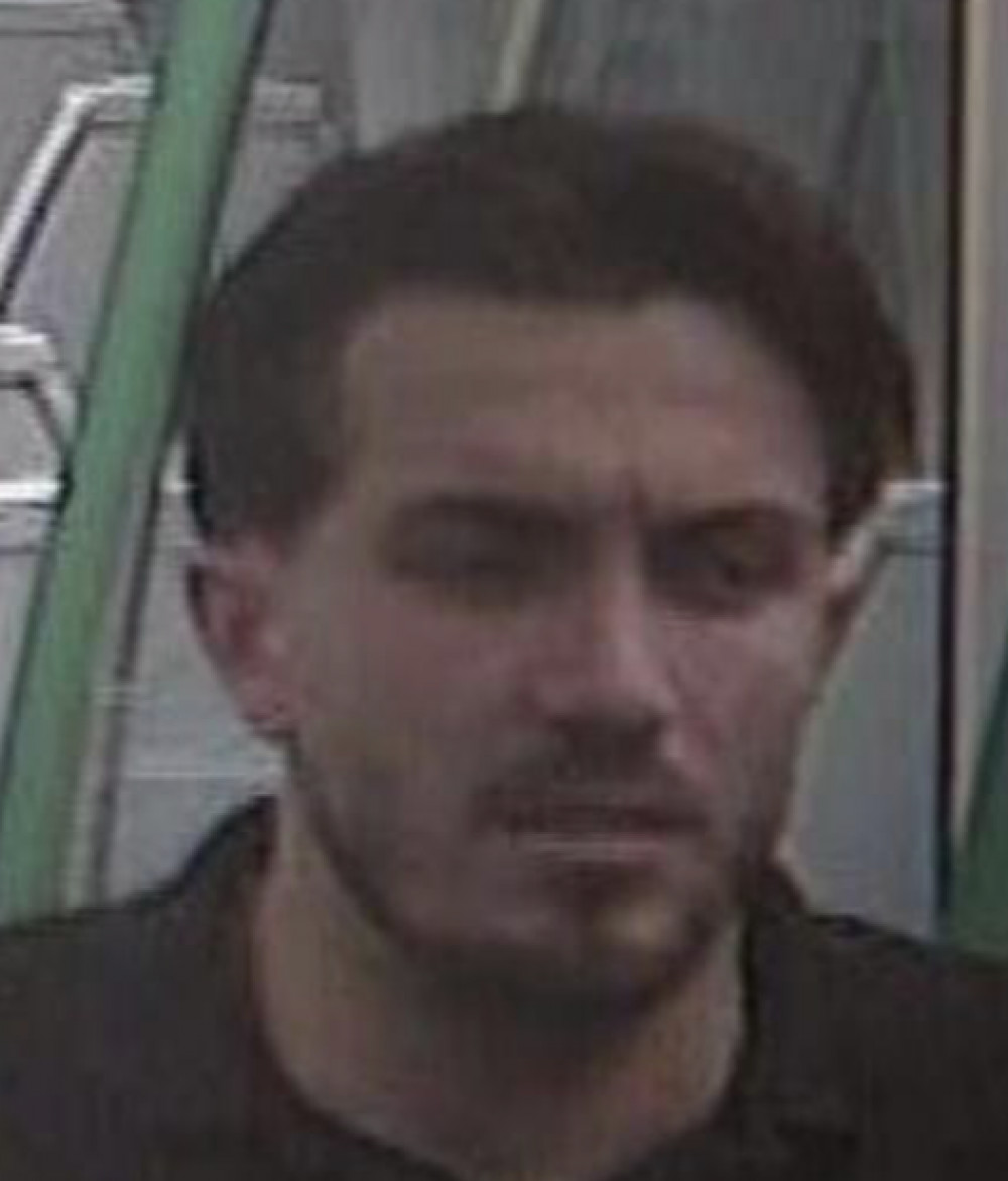  Do you recognise this man Herts Police want to speak with. CREDIT: BTP 