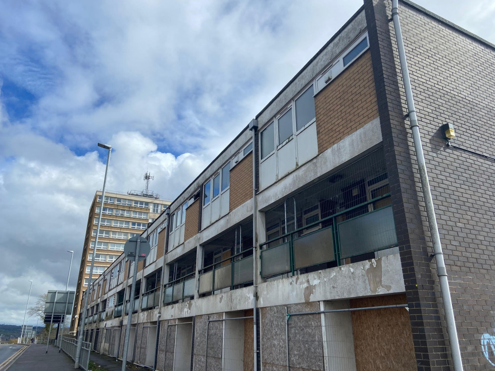 Two leaseholders remain in a three-storey block of flats on Bucknall New Road, Hanley (LDRS).