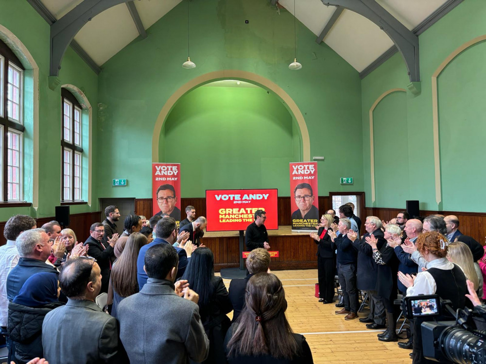 Hopper fares, Stockport Metrolink and more featured as part of Andy Burnham's Greater Manchester Mayoral election campaign (Image - LDRS)