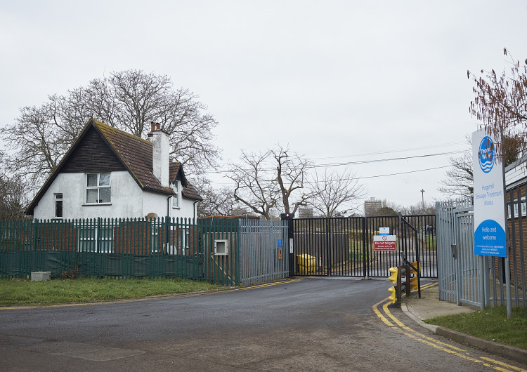 Thames Water's Hogsmill site near Kingston upon Thames (Photo: Ollie G. Monk)