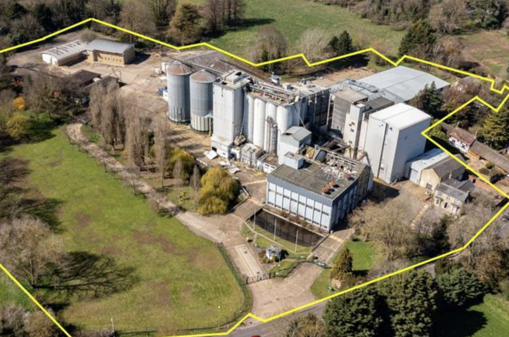 Bowman's Mill: Ickleford site up for sale after plans agreed for 71 homes. CREDIT: Savills