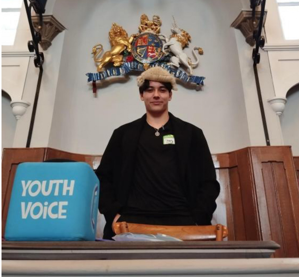 Outgoing Member of Youth Parliament, Stanley Bowden