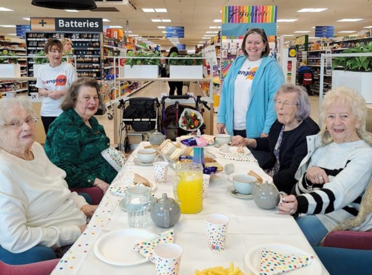 Guests enjoy Tesco's hospitality