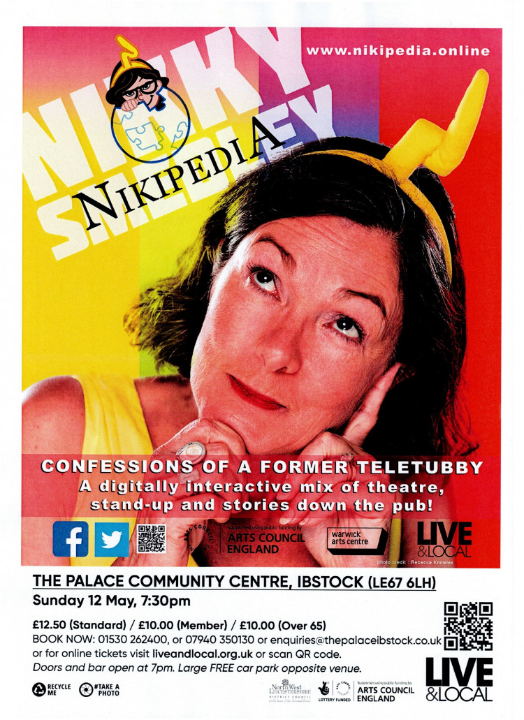 Nikipedia at The Palace Community Centre, Ibstock, near Coalville