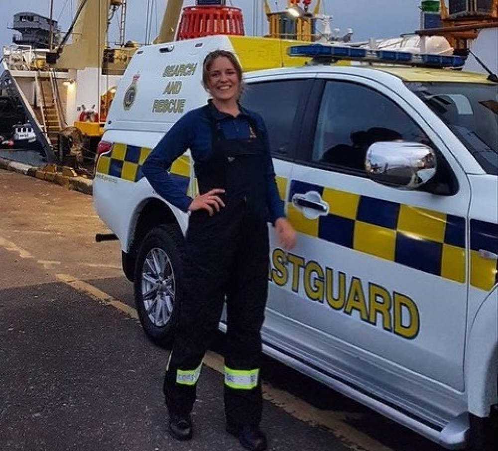 Suekie Stannard after a 'shout' with Holbrook HM Coastguard (Picture: Contributed)