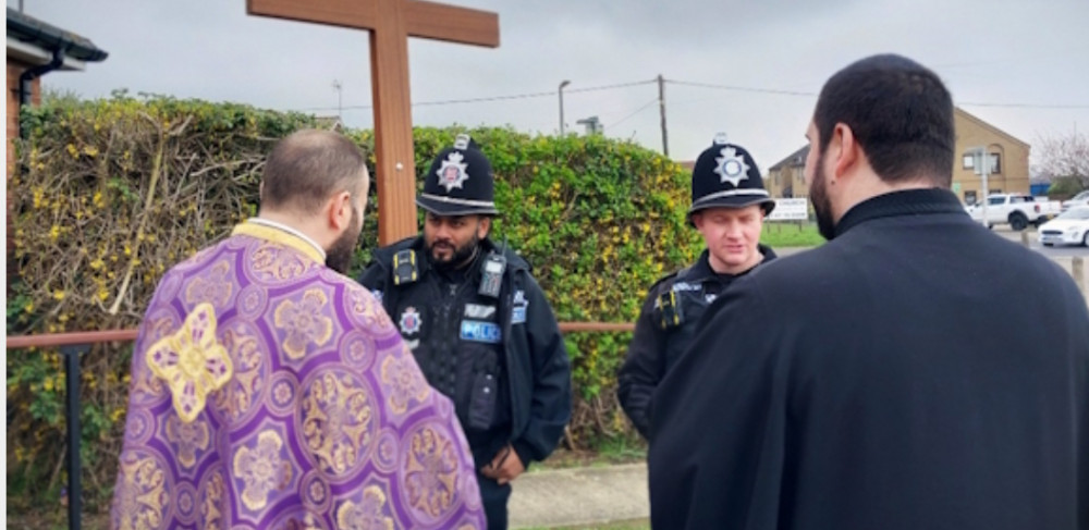 Police officers in Corringham.