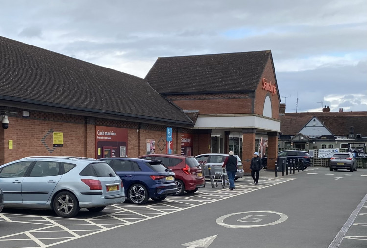 The man was arrested after an incident at Kenilworth's Sainsbury's (image by James Smith)