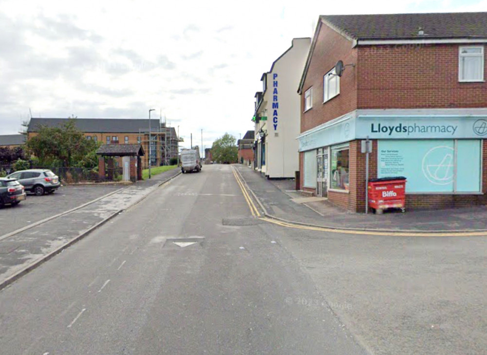 Police were called to Derby Street, Hanley, yesterday after a man was seen causing a disturbance (Google).