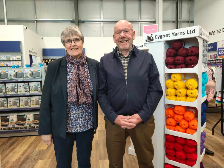 Steven and wife, Sue, opened the shop this morning. Image credit: Nub News. 