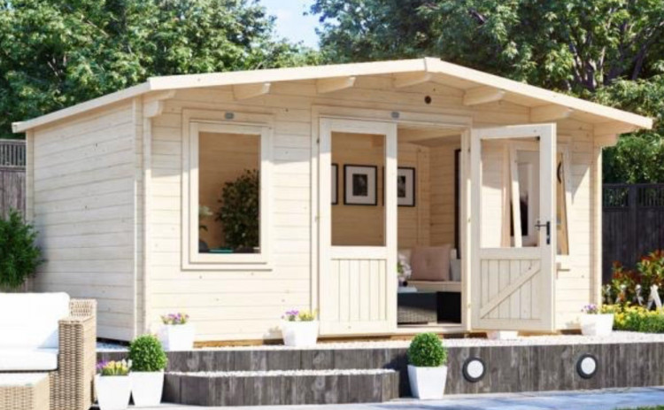 Macclesfield - Get cosy in this cabin, which you could win for just 29p. (Image - Easy Winning Limited)