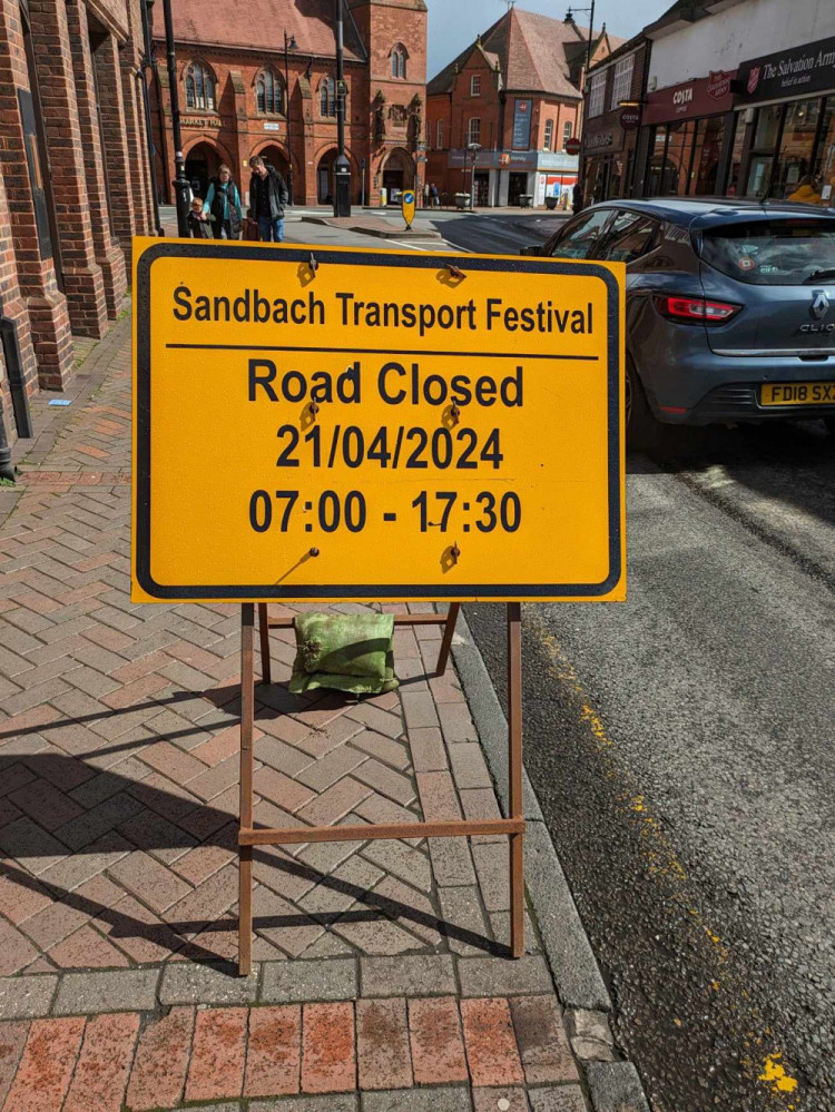 Motorists warned of road closures this weekend for Sandbach Transport Festival. (Photo: Nub News)   