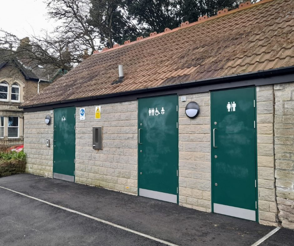 The new toilet block in Frome, image Frome Town Council