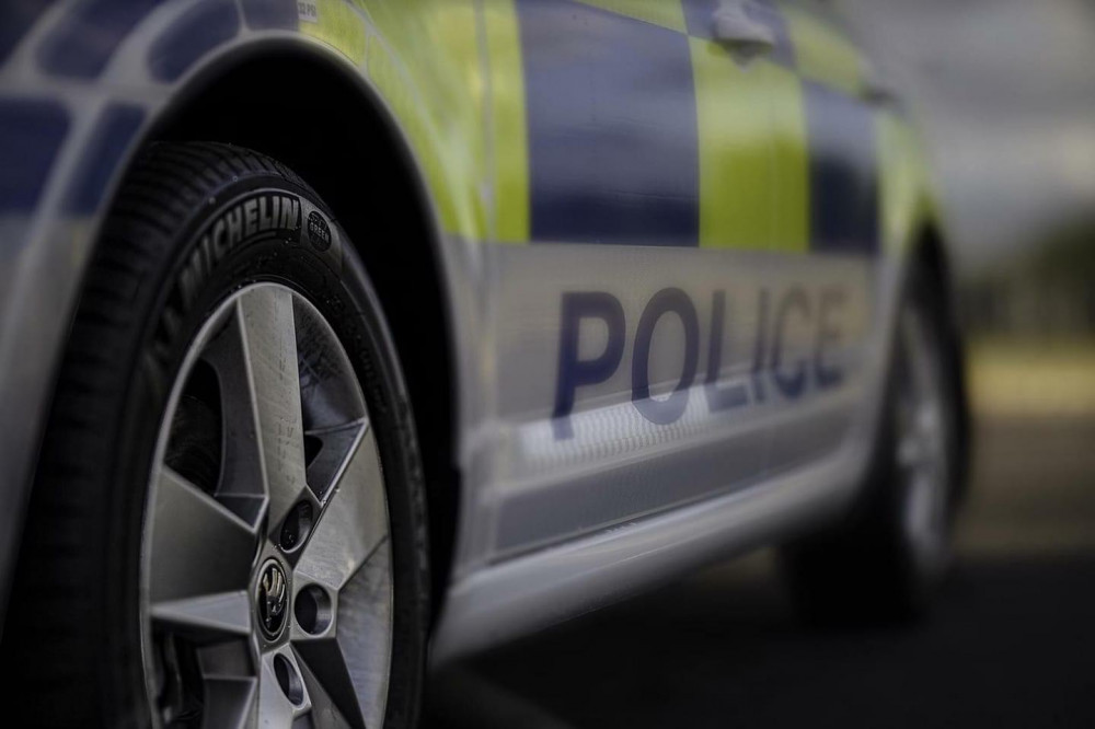 Police searched an area around Burton Road in Ashby. Photo: Leicestershire Police