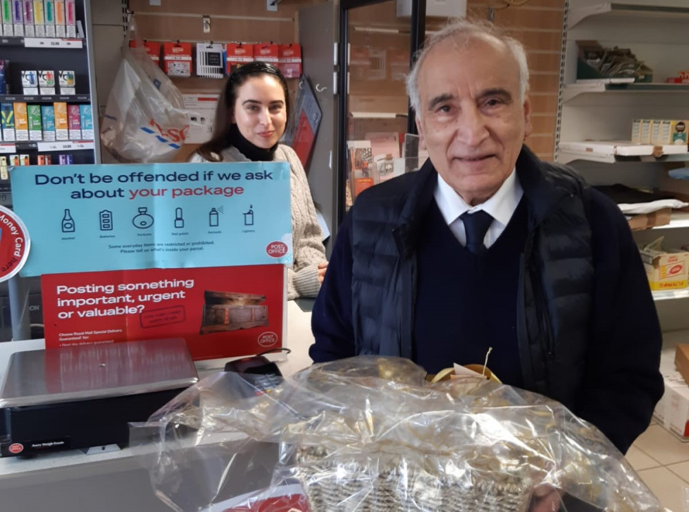 Muhammed Saleem has served as a shopkeeper in Heald Green for 49 years, and postmaster for 27 - this 'lovely' man is now taking a well-earned retirement (Image - Post Office)