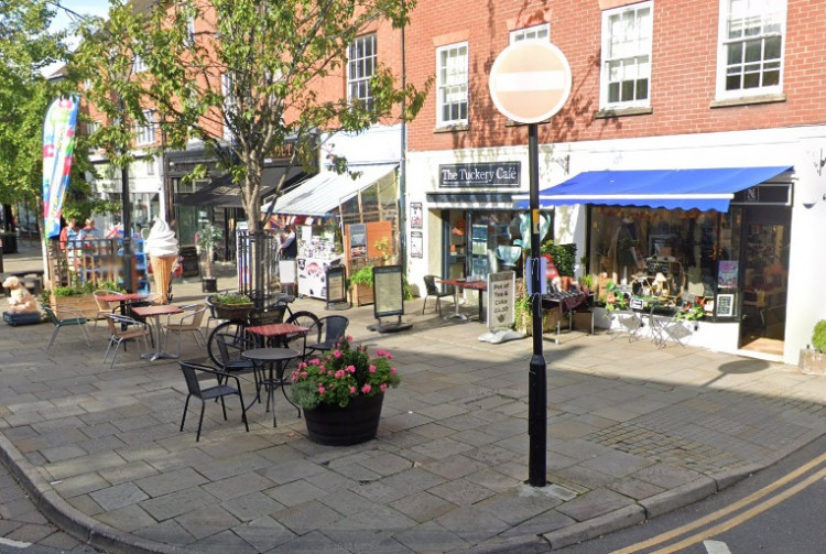 The Tuckery at Market Place has applied for permission to keep its outside seating (image via Google Maps)