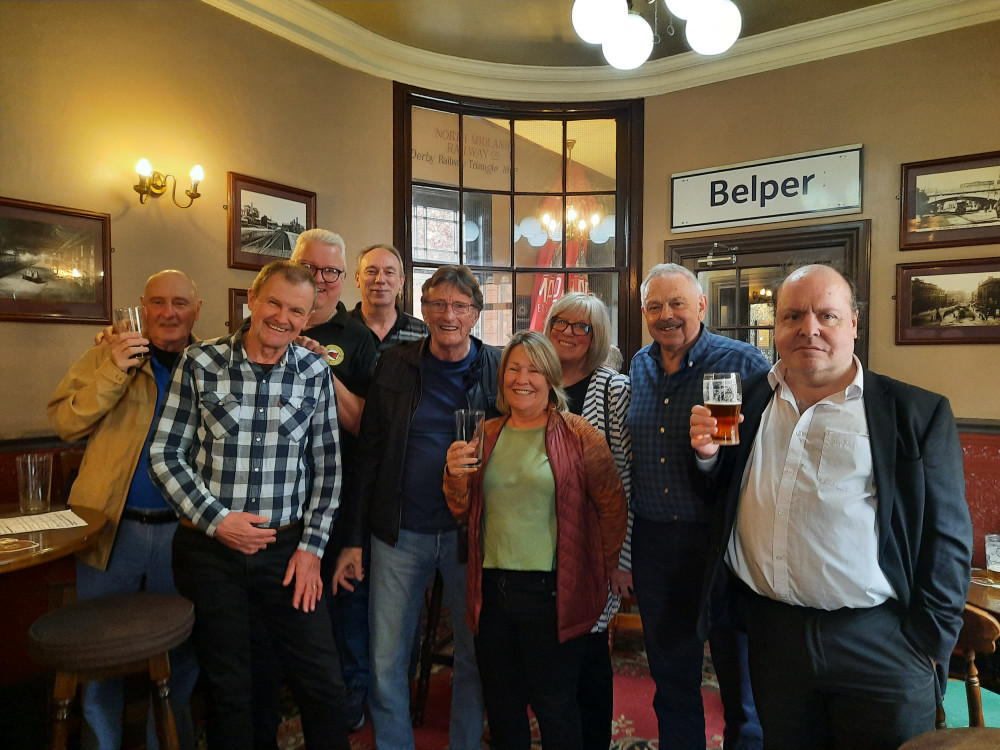 Rutland CAMRA getting out and about in Derby to explore other CAMRA nominated venues. Image credit: Nub News. 