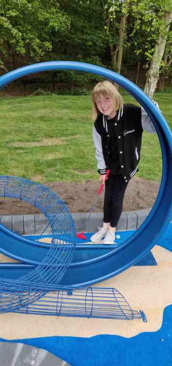 We tested Rutland Water's new minigolf.