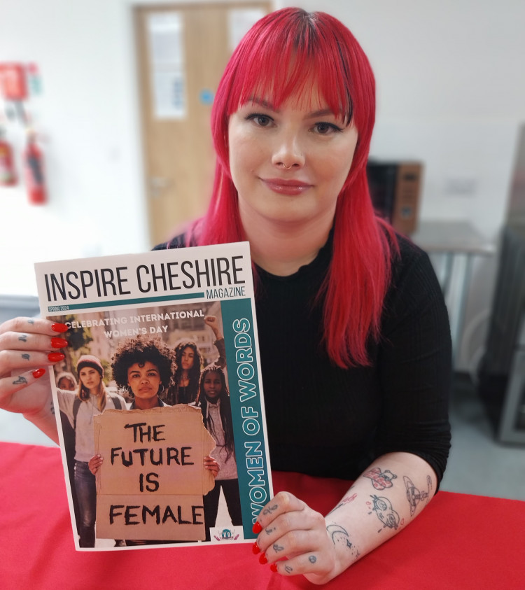 Inspire Cheshire coordinator Georgie Kay-Phillips (Jan Roberts).