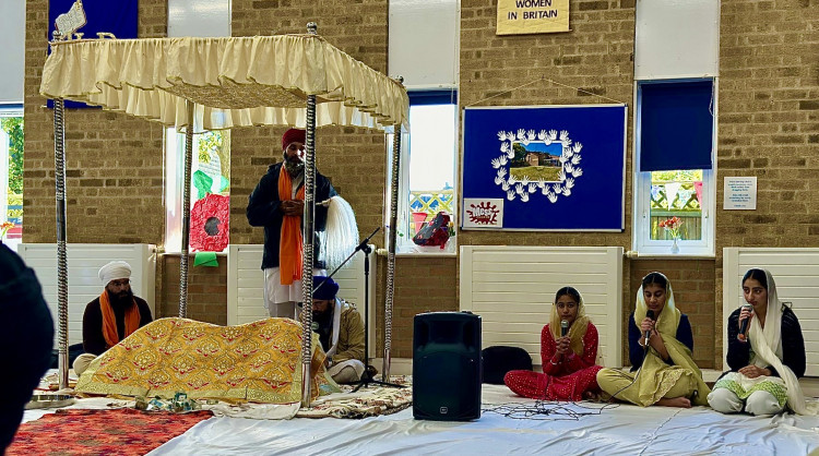 The "pop-up Gurdwara" was held in November at the Hall Lane Methodist Church in Whitwick. Photo: Supplied