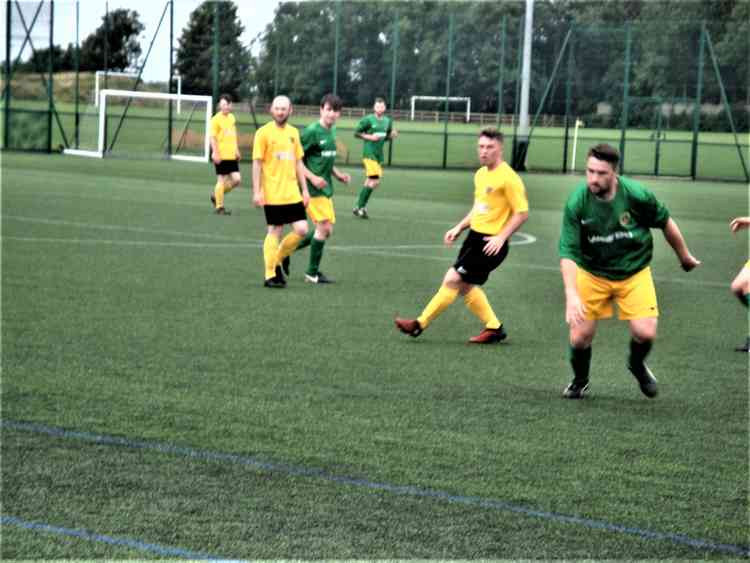 David Bates scored a penalty for Oakham United.