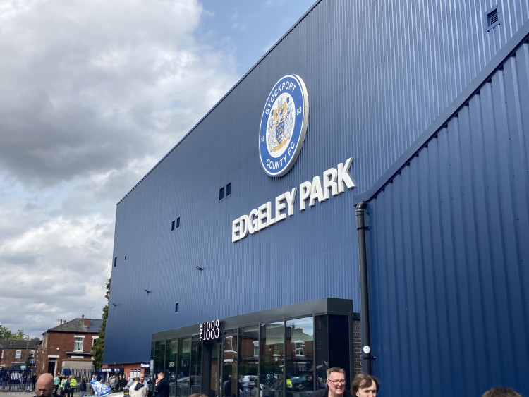 Stockport County are League Two champions, with 89 points following a 5-2 win over Notts County at Meadow Lane 