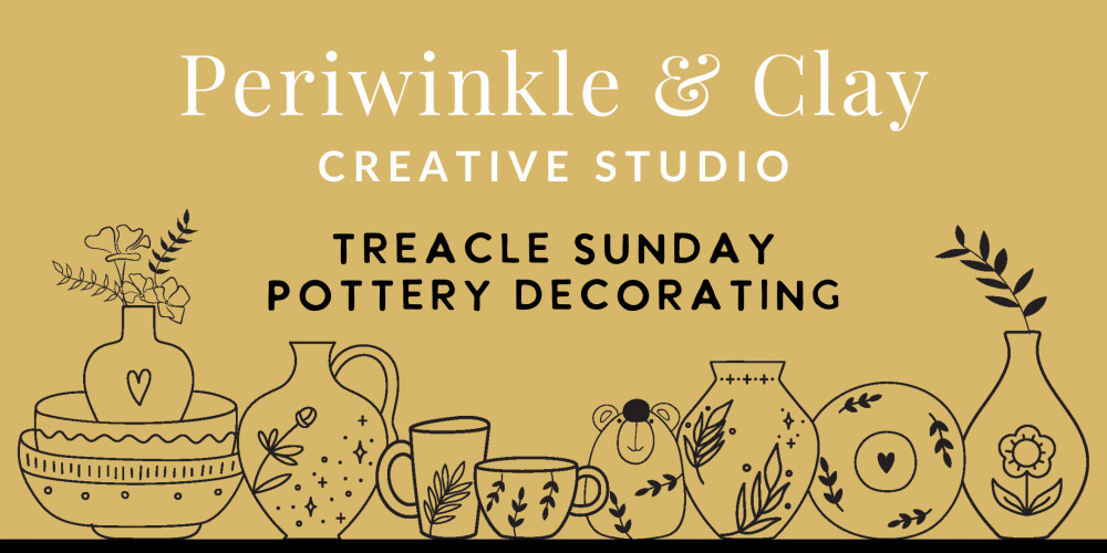 Treacle Sunday Pottery Decorating events