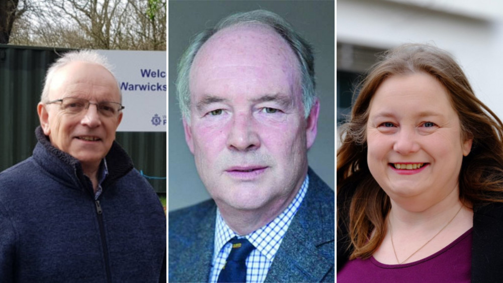 From left - Richard Dickson, Philip Seccombe and Sarah Feeney