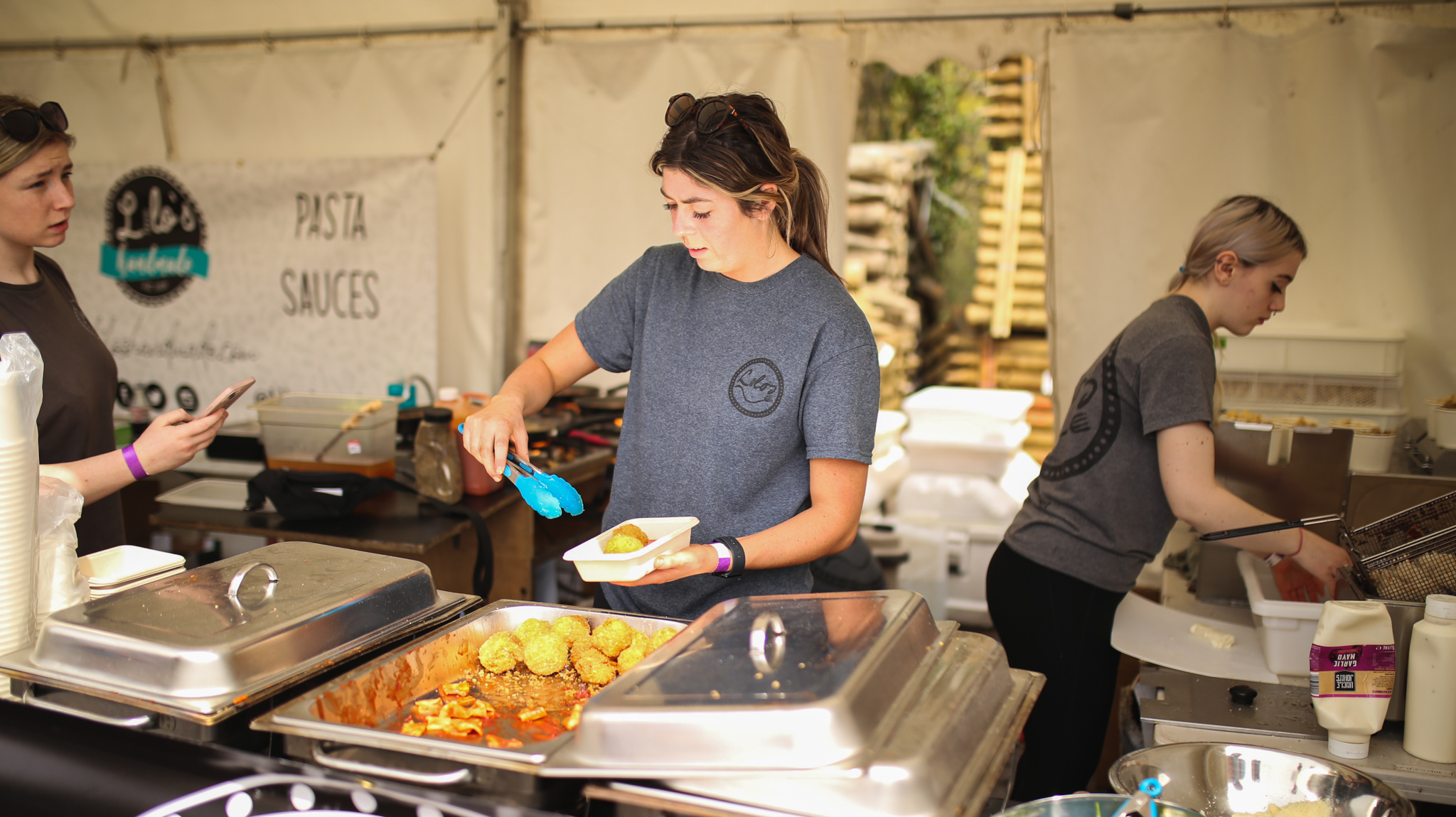 Feeding the festival