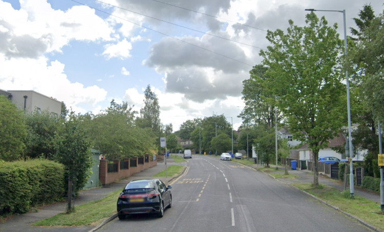 Stockport council is planning to create a refuge island and use double yellow lines to reduce anti-social driving on Compstall Road (Image - Google Maps)
