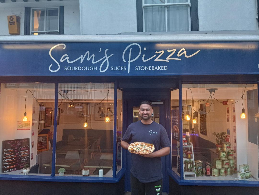 Up Close: Sam's Pizza - Grab a slice of authentic Neapolitan taste but with a twist in Bancroft. PICTURE: Passionate pizza owner Danny outside his store Sam's Pizza on Bancroft. CREDIT: Deven Thakeria/Nub News 