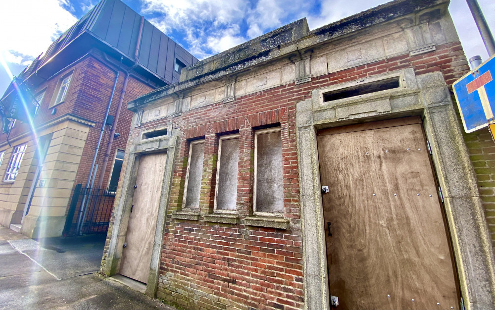 The former toilet block in Coalville will be turned into offices. Photo: Coalville Nub News