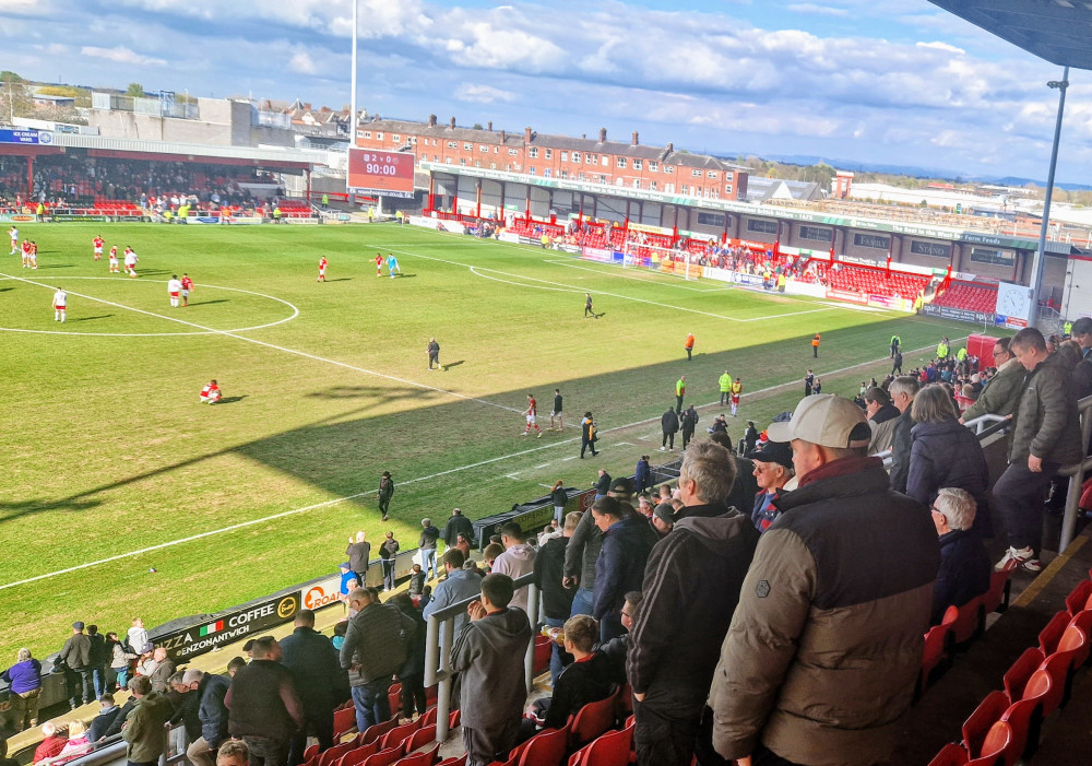 Cheshire Police officers will be out in force this weekend, ahead of Crewe Alexandra's derby match against Wrexham AFC on Saturday 20 April (Ryan Parker).