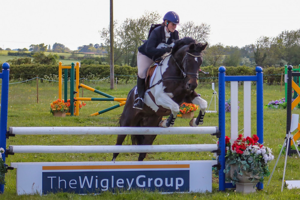 A rider competes at the 2023 National Schools and Riding Clubs Two-Day Event, sponsored by The Wigley Group (image via PLMR Advent)