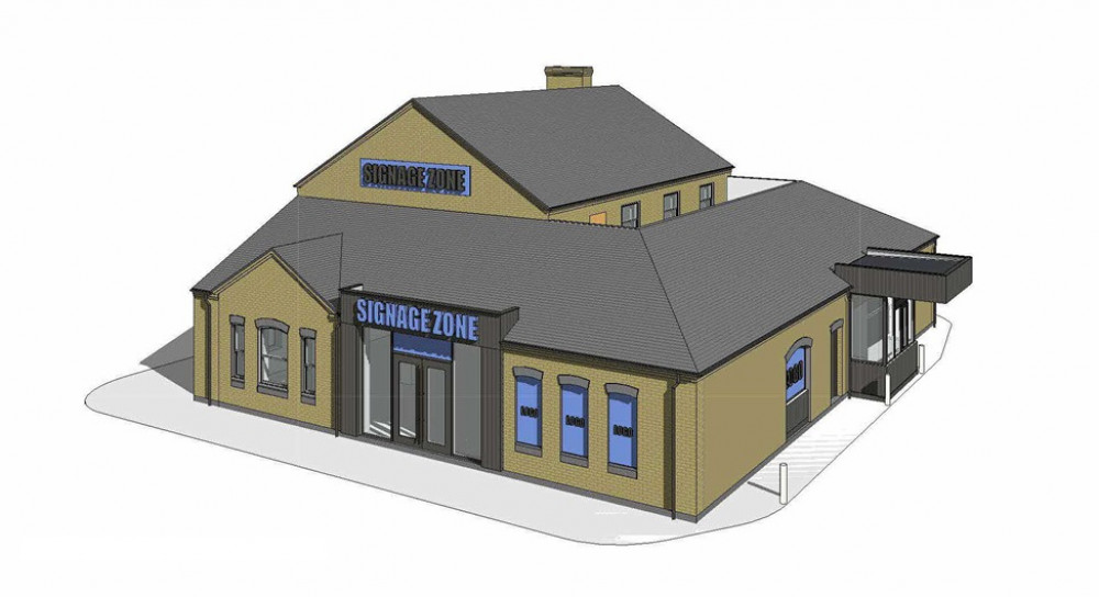 How the new drive thru coffee shop at the Waterside Inn could look (image via planning application)