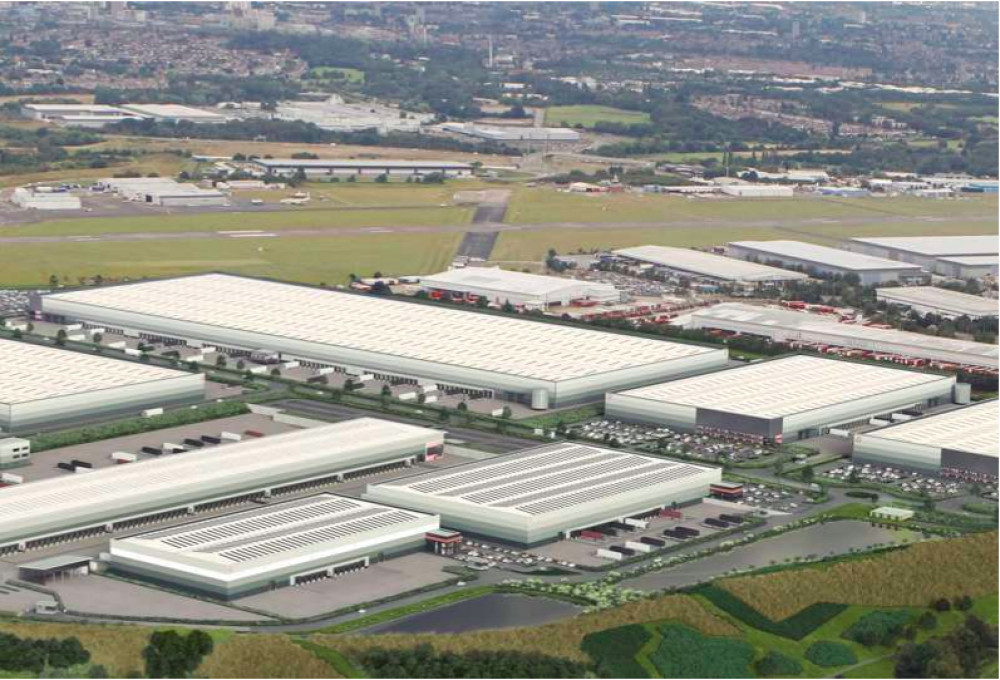 SEGRO Park Coventry is being built near Coventry Airport (image via SEGRO)