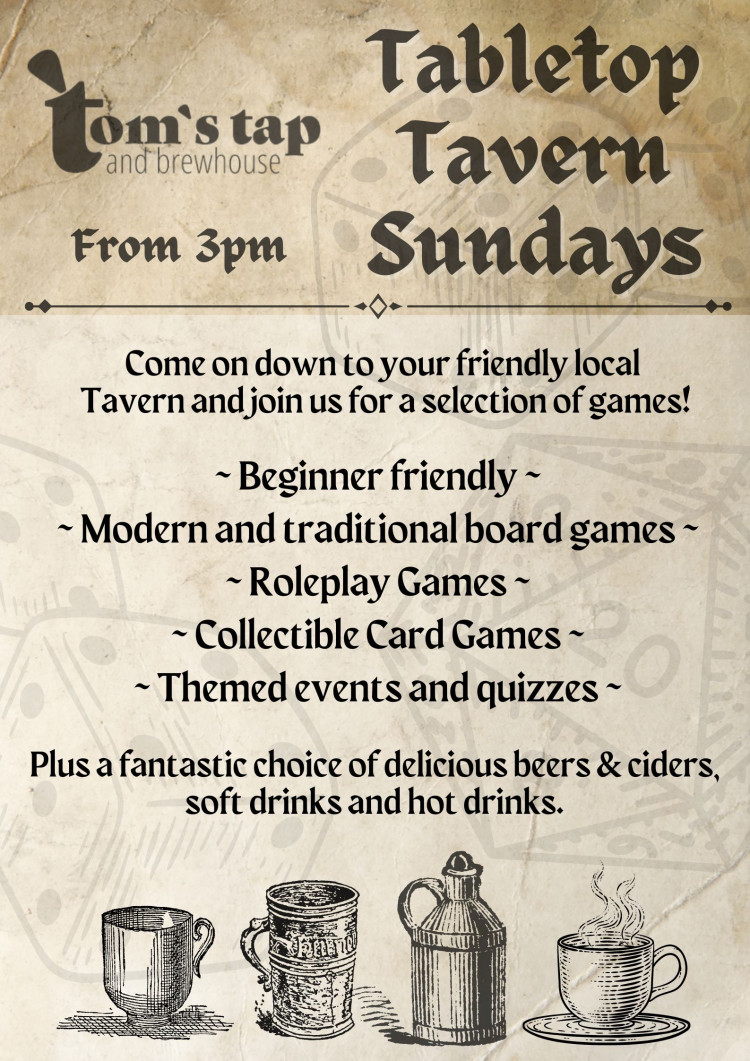 Tabletop Tavern Sundays