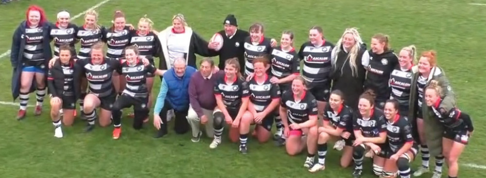 T-Birds celebrate their win with sponsors and supporters.