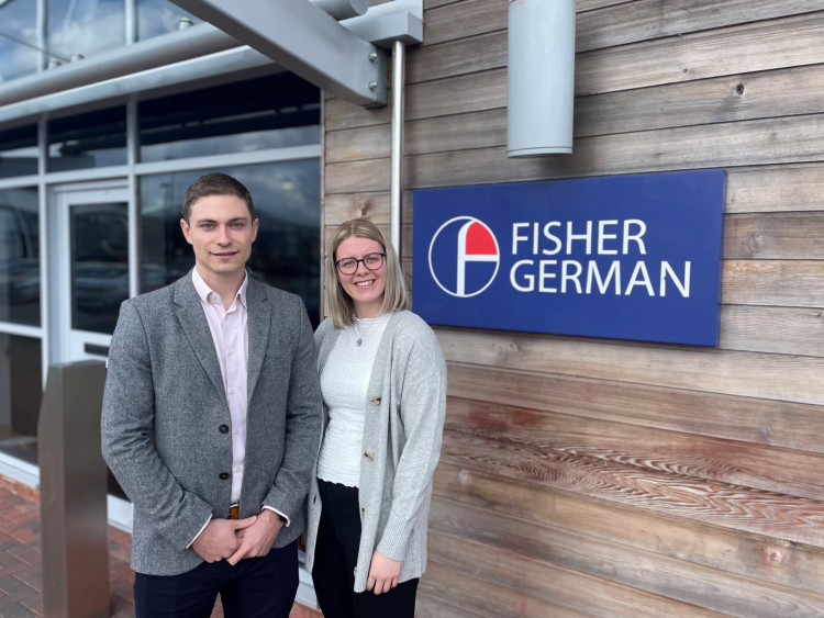 James Cardon and Stacey Greatorex have joined Fisher German's Ashby de la Zouch office. Photo: Supplied