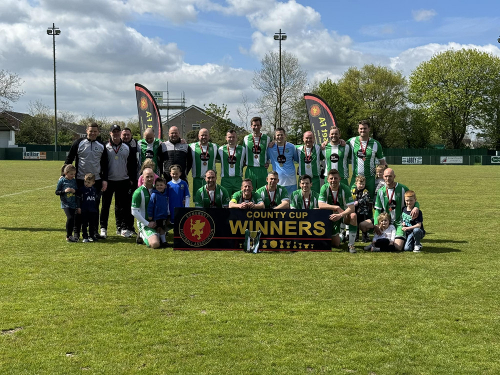 The victory was particularly sweet for Street FC Veterans, who were crowned Somerset FA Cup winners (Photo: Street FC) 