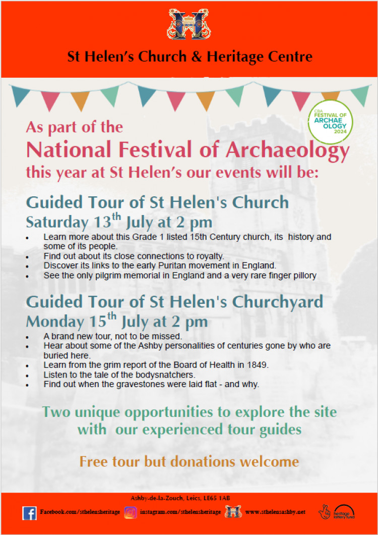 Guided Tour of St Helen's Church, St Helen's Church, Ashby de la Zouch