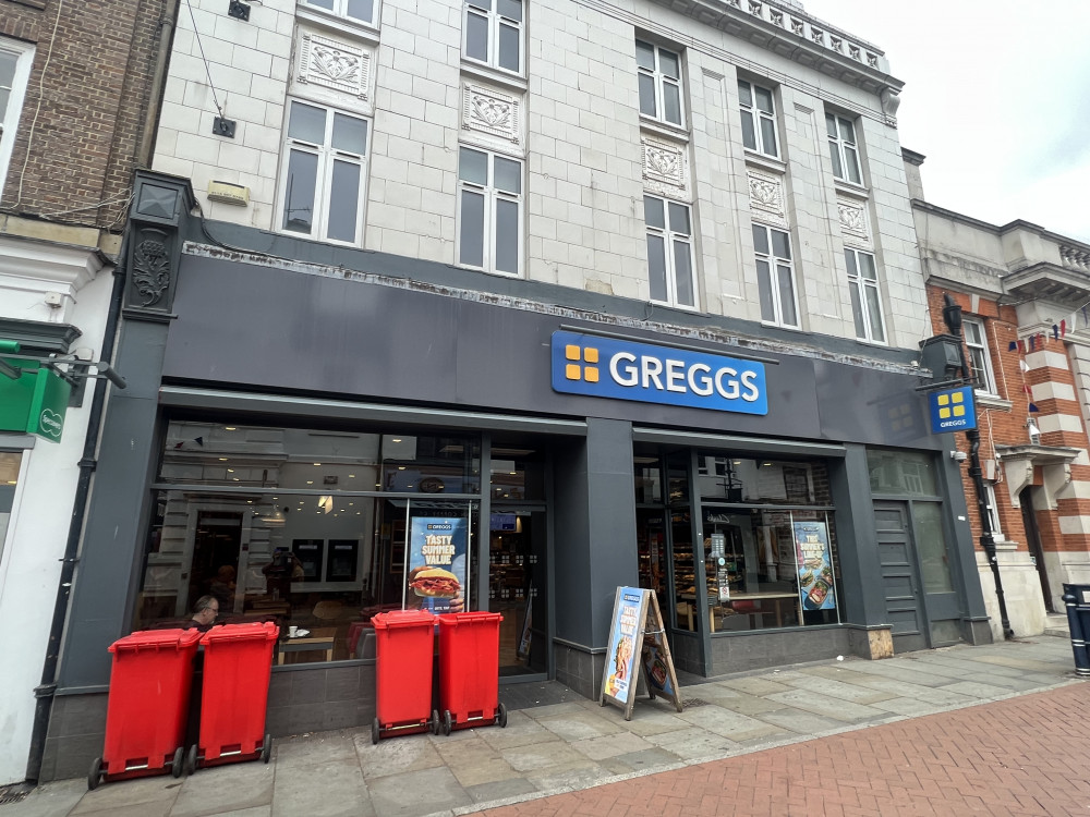 PICTURE: A file picture of Greggs when it was open. CREDIT: Hitchin Nub News 