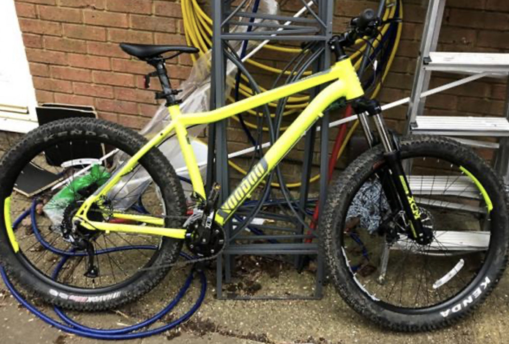 PICTURE: Voodoo Wazoo mountain bike stolen in Letchworth. CREDIT: Herts Police