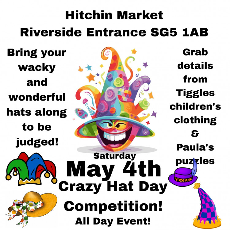 Hitchin Market Crazy Hat Day