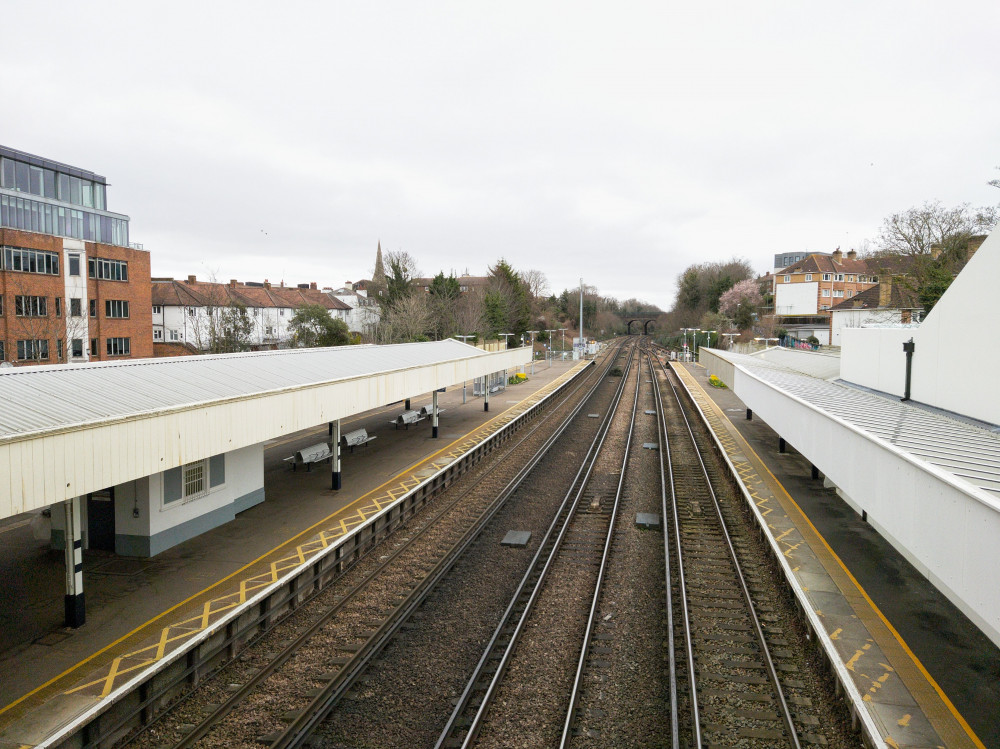 An empty Surbiton station during strike action earlier this year (Photo: Oliver Monk)