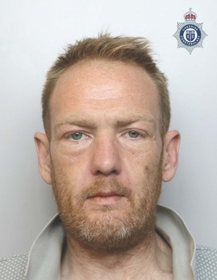Christopher Russell, also known as Christopher Sedgley, was issued with a three-year Criminal Behaviour Order (CBO) at Chester Magistrates' Court on Monday 22 April (Cheshire Police).