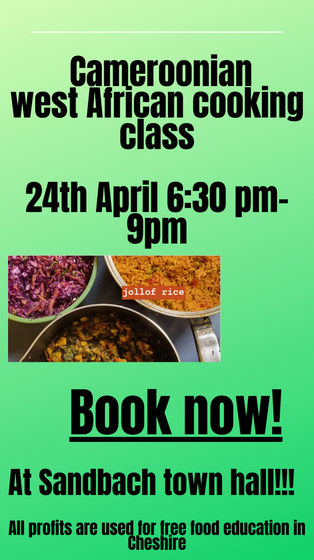 Cameroonian West African Cooking Class