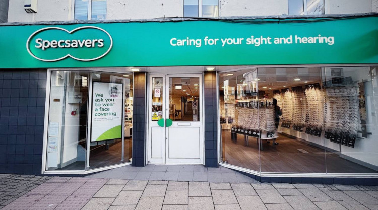 The 15-strong team at Specsavers Kenilworth is headed up by store director, Ambereena Ahsan (image supplied)