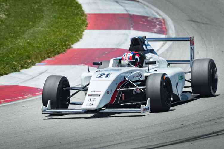 Teddy Wilson in action at this year's F4 US Championship. Photo: Andrew James Media