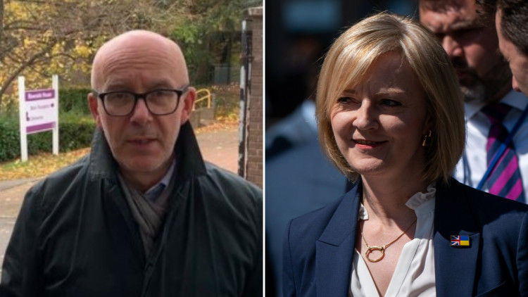 Matt Western has called Liz Truss 'absolutely delusional' (images supplied / via SWNS)