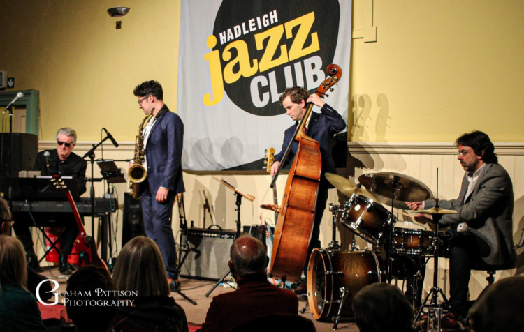 The audience was thrilled at Hadleigh Jazz Club.